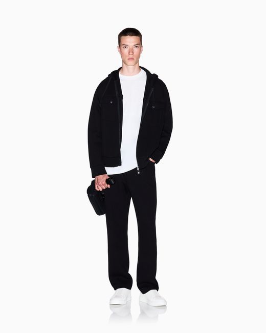 ARMANI EXCHANGE White Regular Fit T-Shirt With Embossed Logo for men