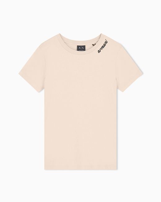 ARMANI EXCHANGE Natural Regular T-Shirt