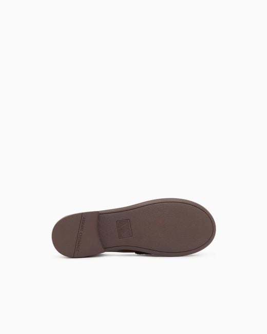 ARMANI EXCHANGE Brown Loafers
