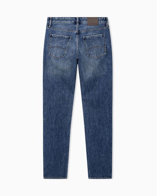 ARMANI EXCHANGE Blue Slim-Fit 5-Pocket Pant for men