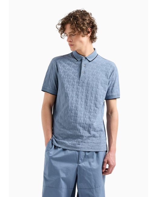 Chemises Polos Armani Exchange pour homme en coloris Blue