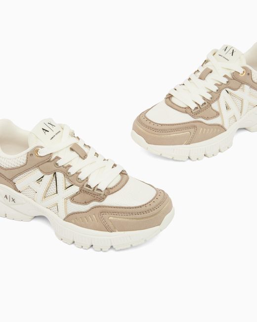 ARMANI EXCHANGE White Sneakers