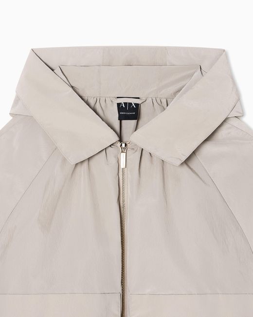 ARMANI EXCHANGE Natural Lightweight Windbreaker
