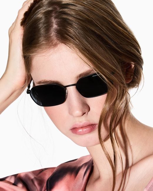 ARMANI EXCHANGE White Sunglasses