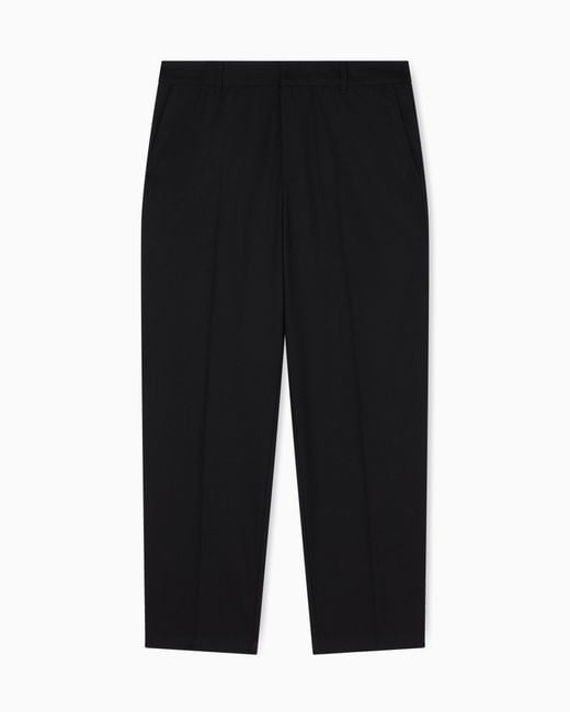 ARMANI EXCHANGE Black Classic Trousers for men