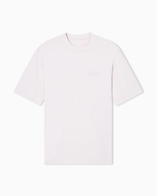 ARMANI EXCHANGE T-Shirt Mit Normaler Passform Und Aufdruck Auf Der Rückseite in White für Herren