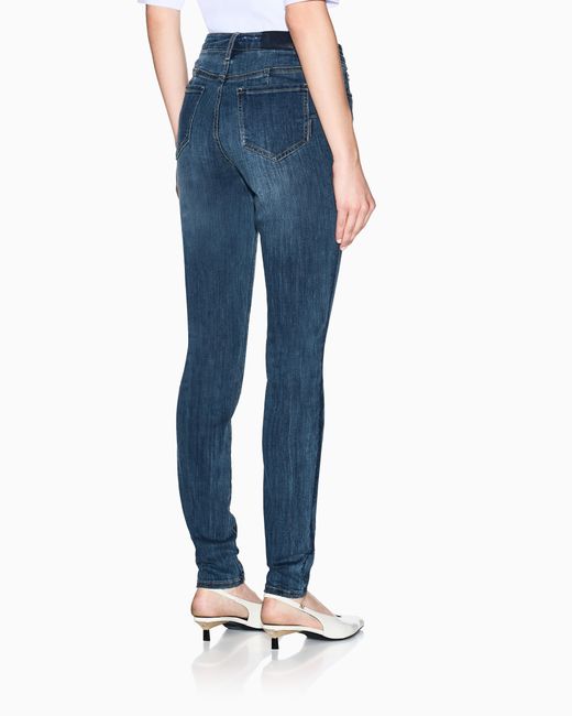 Vaqueros Súper Ajustados Y Ultra Elásticos ARMANI EXCHANGE de color Blue