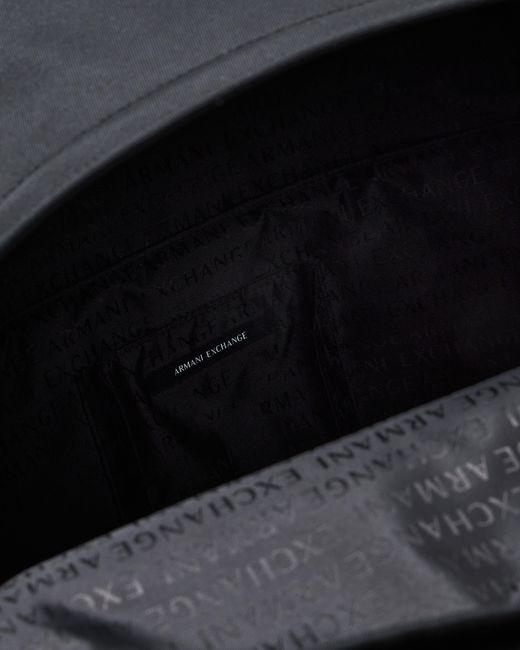 ARMANI EXCHANGE Black Backpack for men