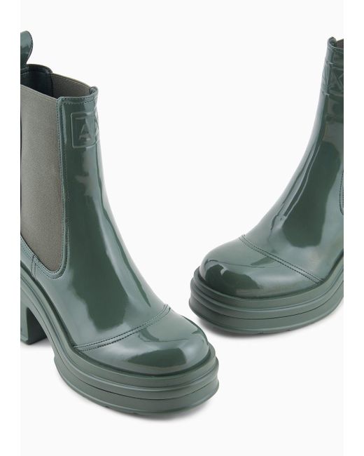 Armani Exchange Green Boots