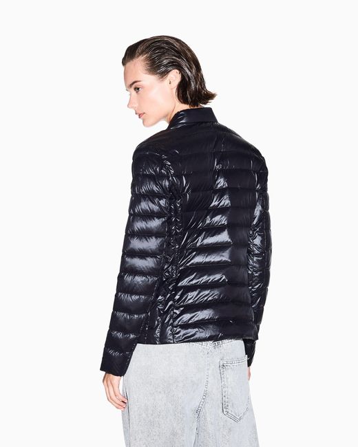 ARMANI EXCHANGE Blue Down Jacket Slim Fit