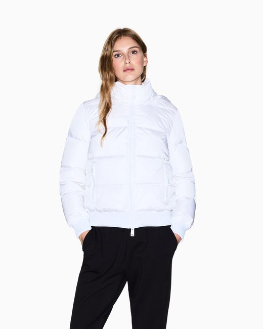 ARMANI EXCHANGE White Down Jacket
