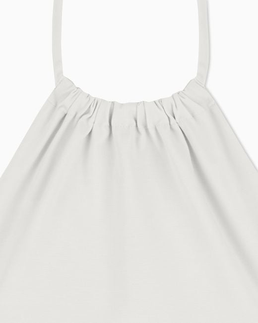 ARMANI EXCHANGE White Cropped Top