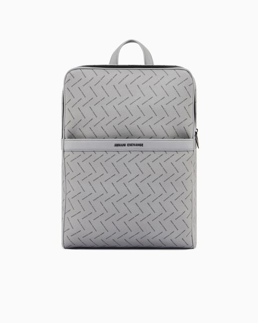 ARMANI EXCHANGE Gray Backpack for men