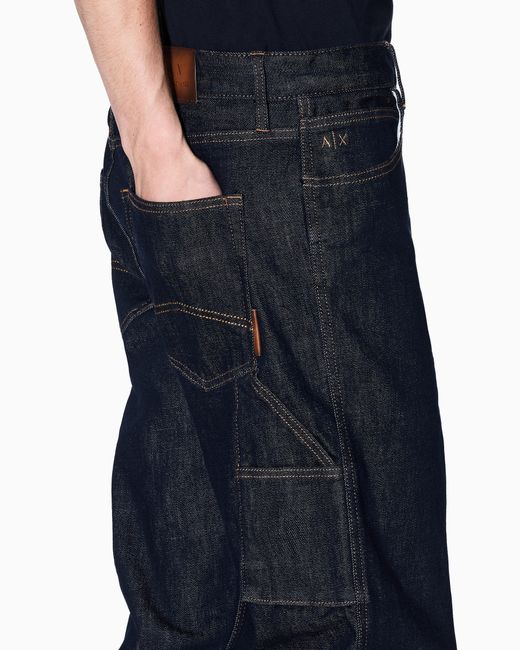 Jeans J87 Regular Fit di ARMANI EXCHANGE in Blue da Uomo