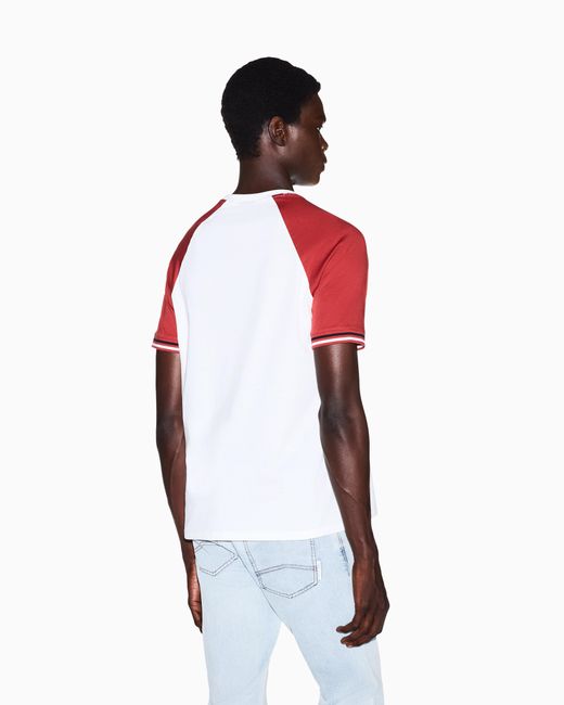 ARMANI EXCHANGE Red Regular T-Shirt for men