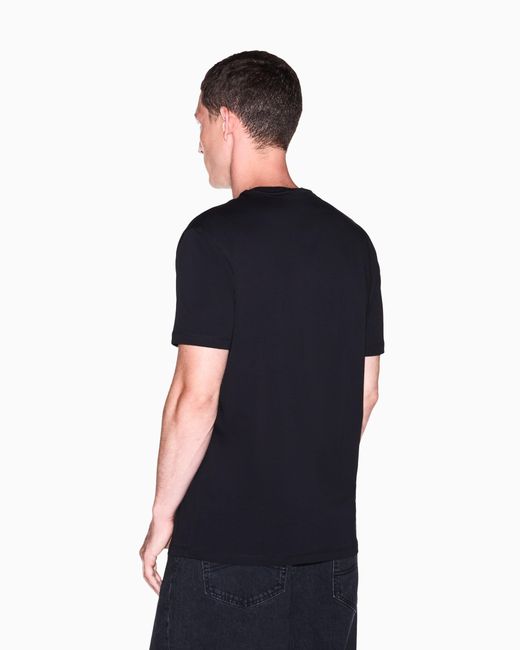 ARMANI EXCHANGE Black Regular T-Shirt for men