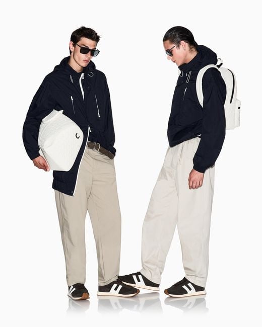 ARMANI EXCHANGE White Classic Trousers for men