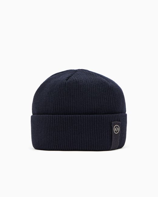 Cappello Beanie di ARMANI EXCHANGE in Blue da Uomo