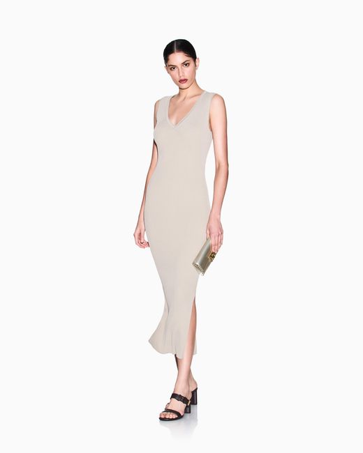 ARMANI EXCHANGE White Long Dress