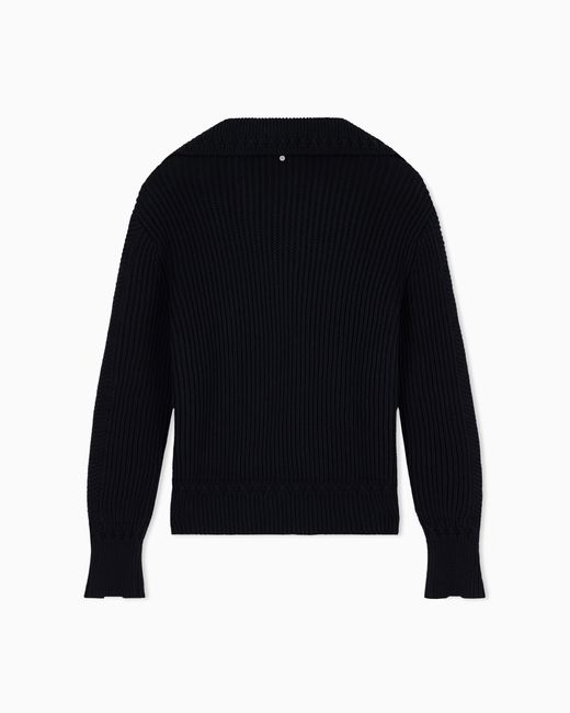 ARMANI EXCHANGE Blue Regular Fit Pullover