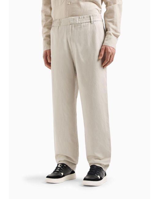 Armani Exchange Natural Casual Pants for men