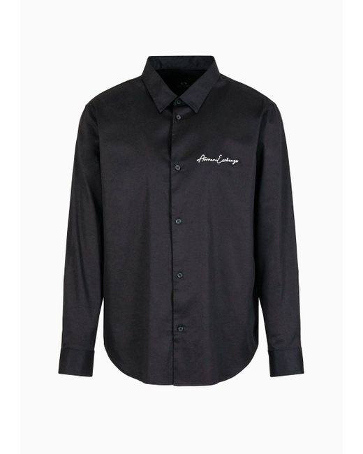 Camisas Clásicas Armani Exchange de hombre de color Black