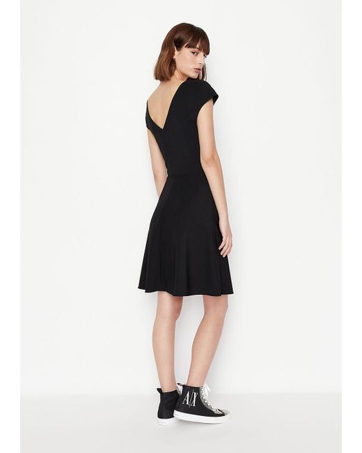 Armani Exchange Black Mini Dress