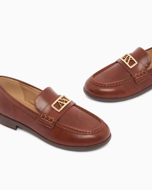 ARMANI EXCHANGE Brown Loafers
