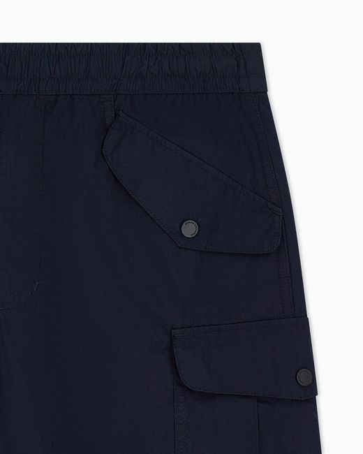 ARMANI EXCHANGE Blue Regular Fit Shorts for men