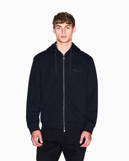 ARMANI EXCHANGE Blue Regular Fit Sweatshirt for men