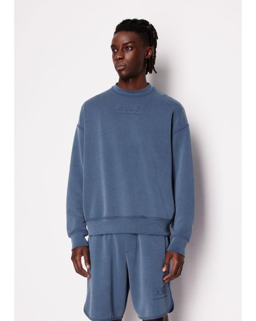 Armani Exchange Sweatshirts Ohne Kapuze in Blue für Herren