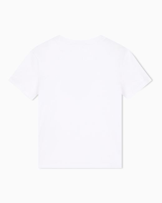ARMANI EXCHANGE White Oversized Fit T-Shirt