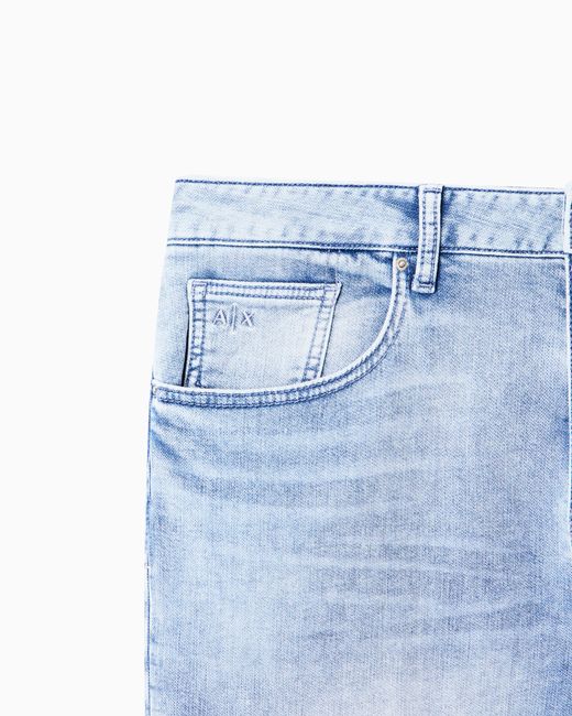 ARMANI EXCHANGE Blue Comfort Slim-Fit Jeans Essential for men