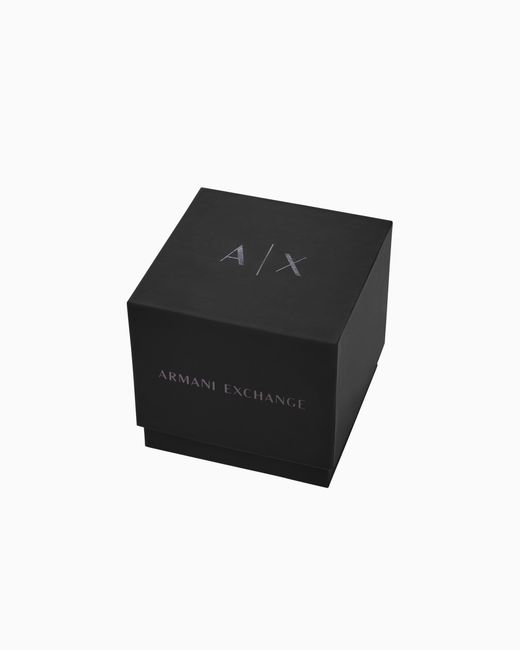 ARMANI EXCHANGE Metallic Steel Watch for men