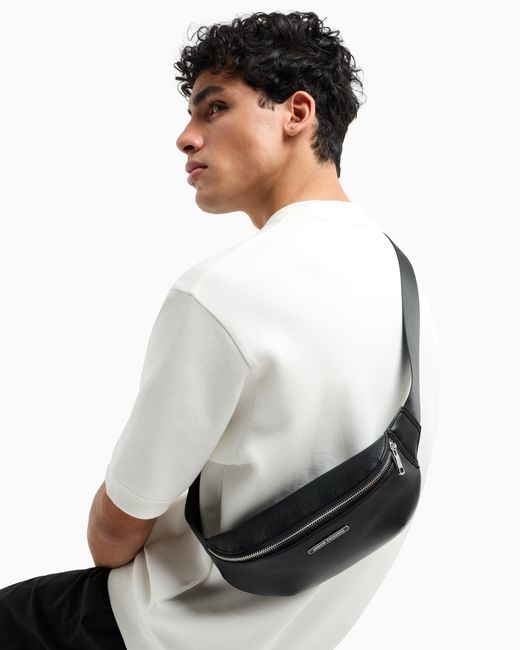 Marsupio Rettangolare di ARMANI EXCHANGE in Black da Uomo