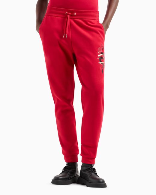 ARMANI EXCHANGE Red Jogger Pants