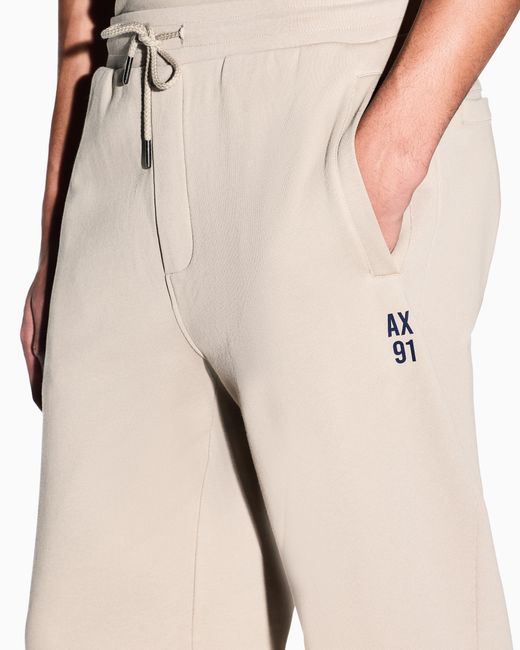 Diagonal Sweatpants ARMANI EXCHANGE de hombre de color Natural