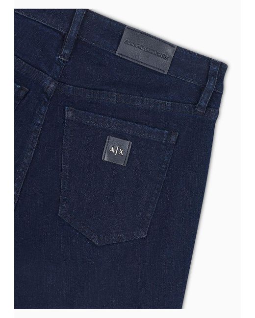Armani Exchange Blue Super Skinny Jeans