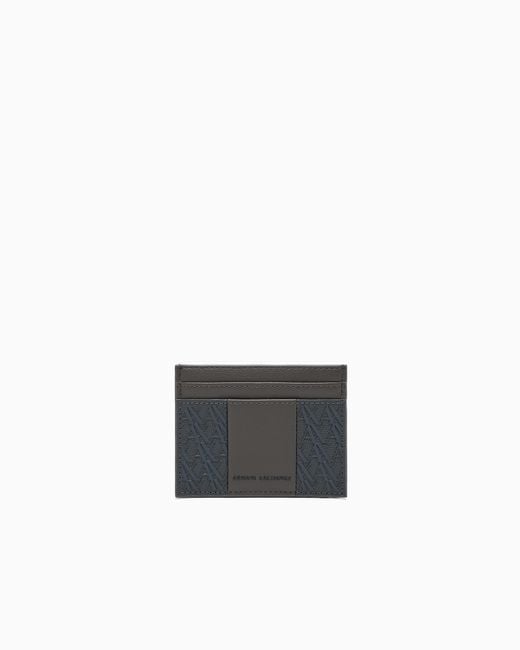 ARMANI EXCHANGE White Credit Card Holder Regular Fit for men