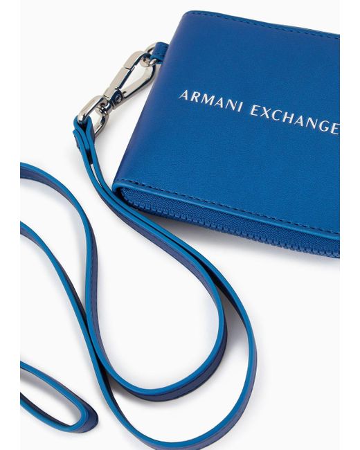 Armani Exchange Blue Crossbody Bags for men