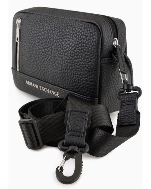 Armani Exchange Black Crossbody Bags for men