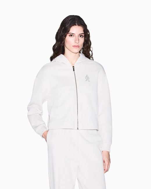 ARMANI EXCHANGE White Sweatshirt With Regular Fit
