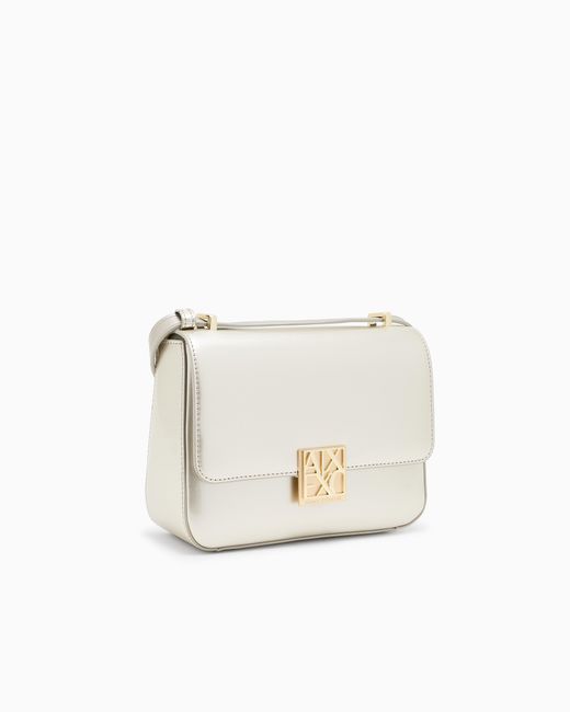 ARMANI EXCHANGE White Small Shoulder Bag With Logo
