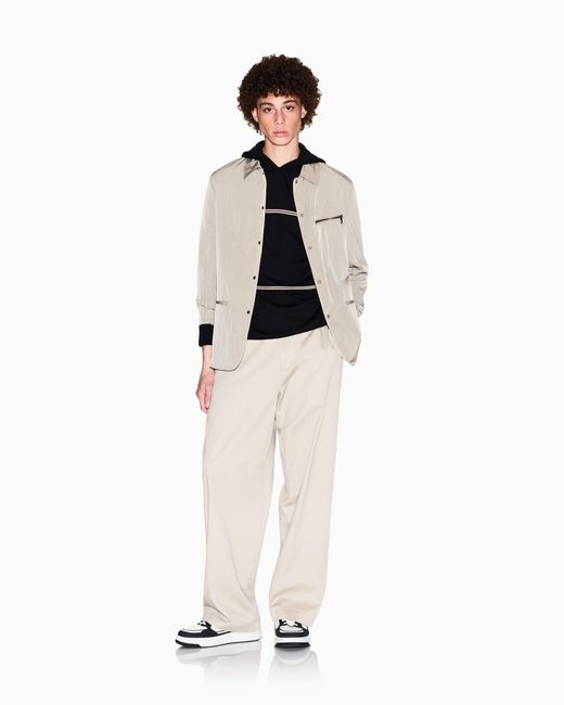 Maglione Con Cappuccio A Righe di ARMANI EXCHANGE in Blue da Uomo