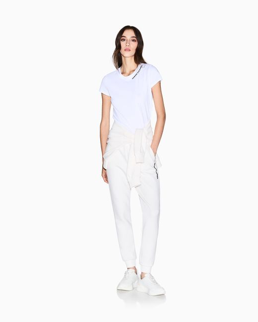 ARMANI EXCHANGE White Sweatpants