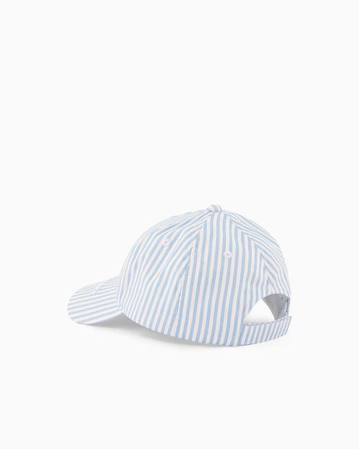 ARMANI EXCHANGE White Cap With Visor And Logo