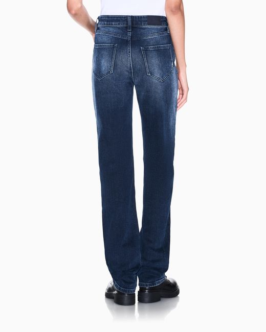 ARMANI EXCHANGE Blue Super Skinny Fit 5 Pockets Pant
