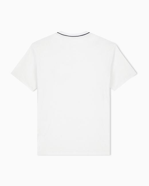 ARMANI EXCHANGE White Regular T-Shirt for men
