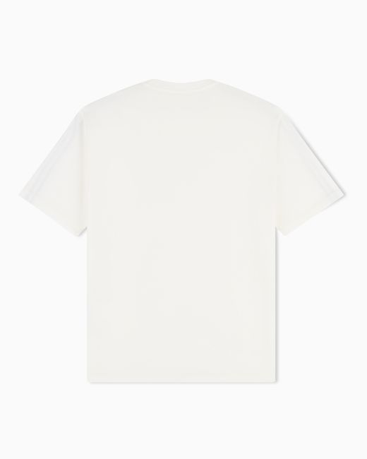 ARMANI EXCHANGE White Logo T-Shirt for men