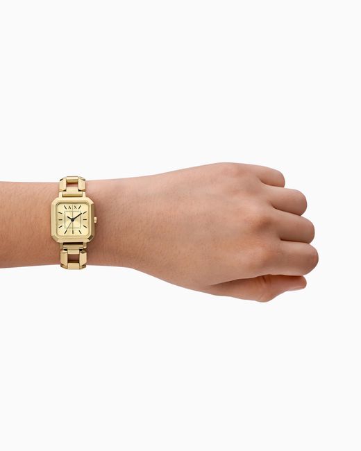 ARMANI EXCHANGE Metallic Watch With Multifunction Movement